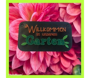 Stickserie ITH - Schilder Terrasse